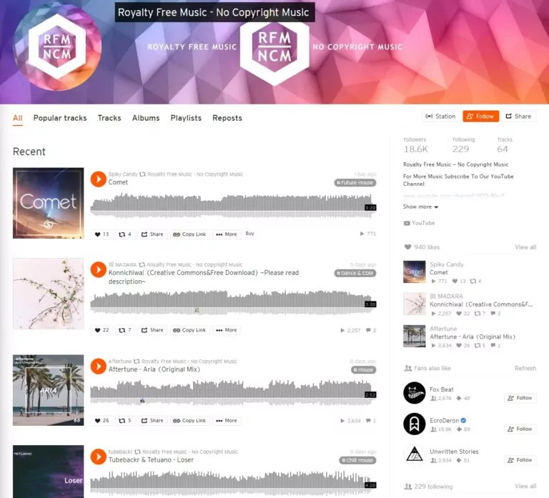 SoundCloud,sites pour télécharger de la musique gratuitement