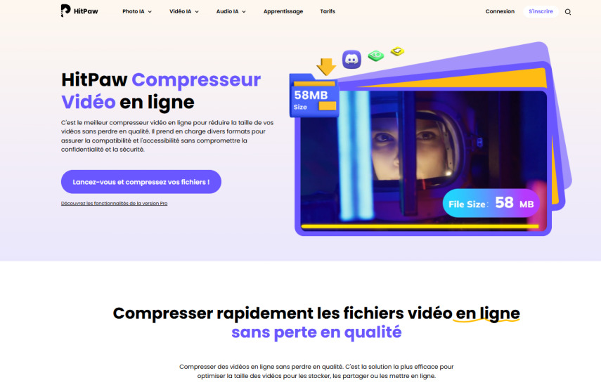 reduire la taille d une video pour envoyer par mail en ligne