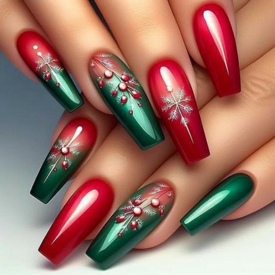 deco ongle noel