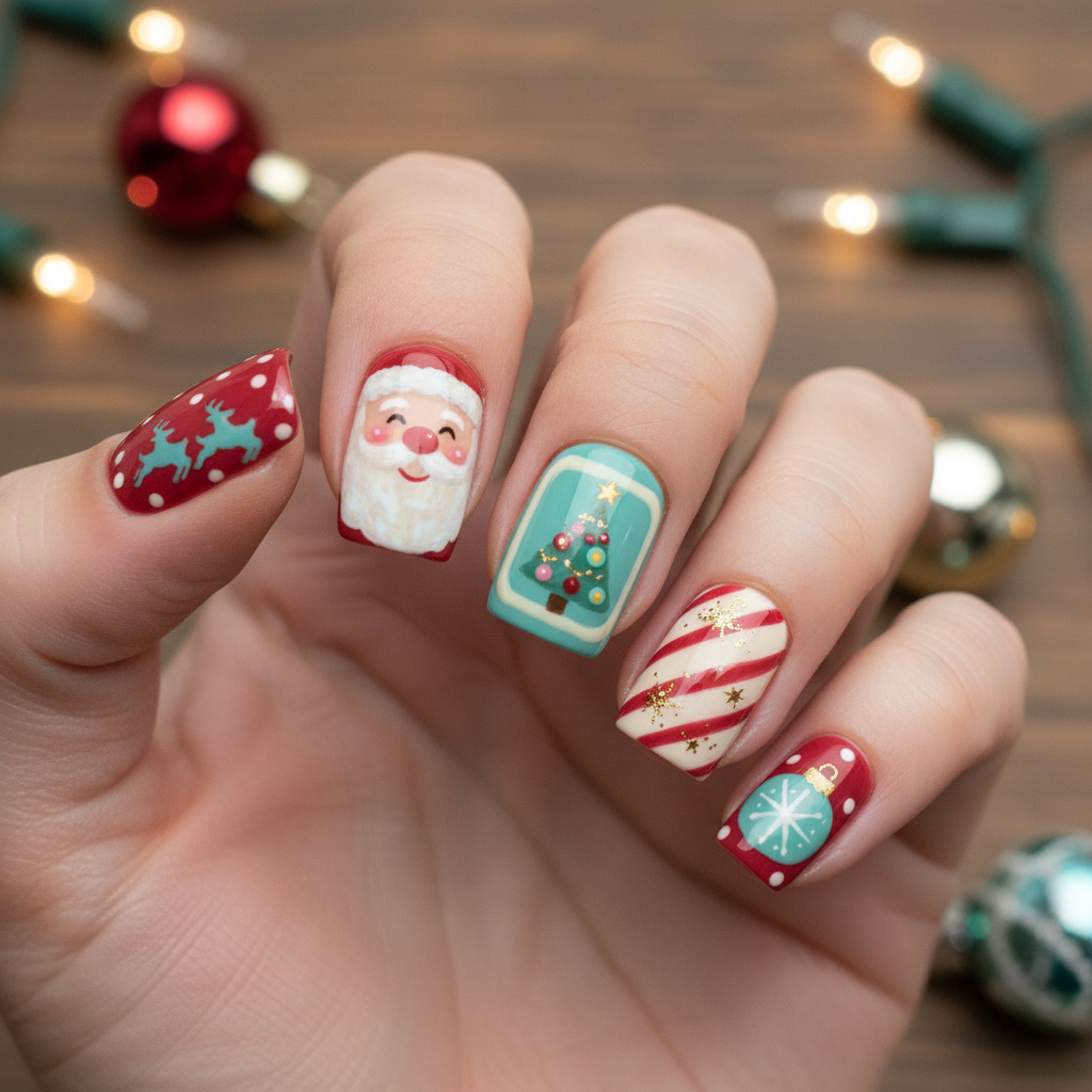 deco ongle noel