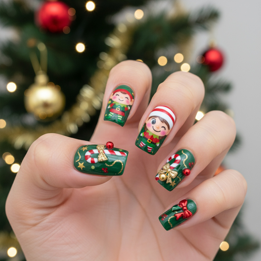 deco ongle noel