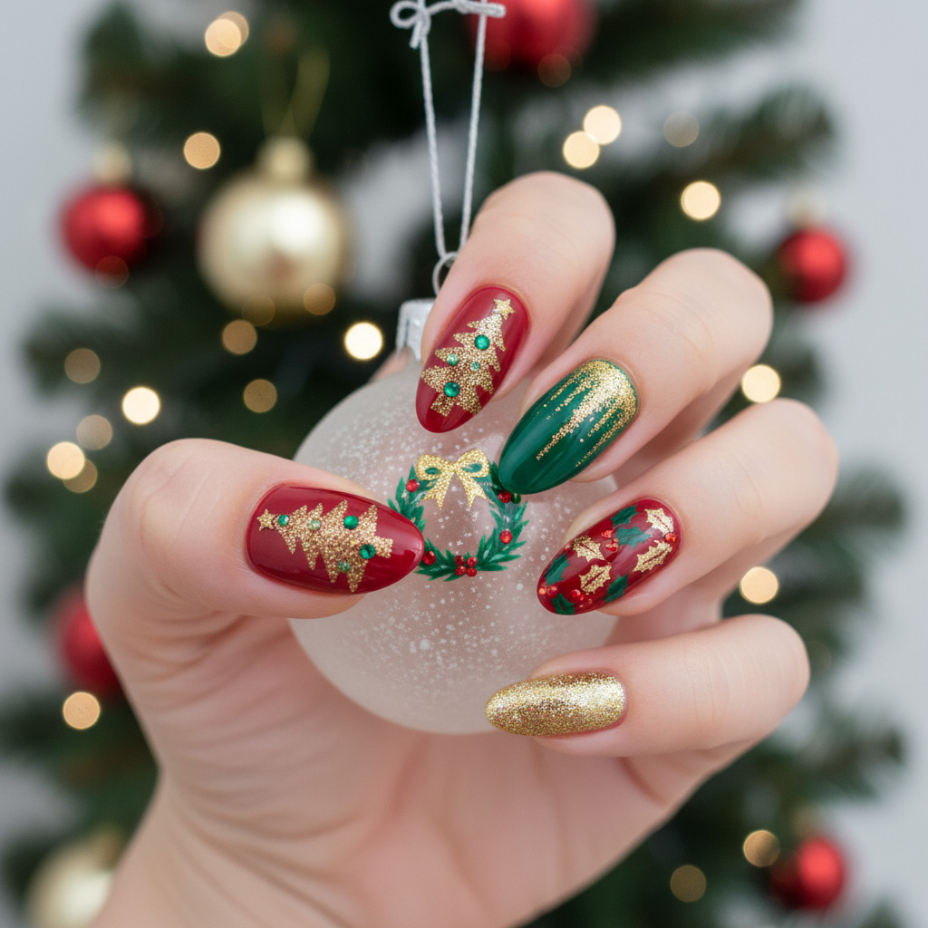 deco ongle noel