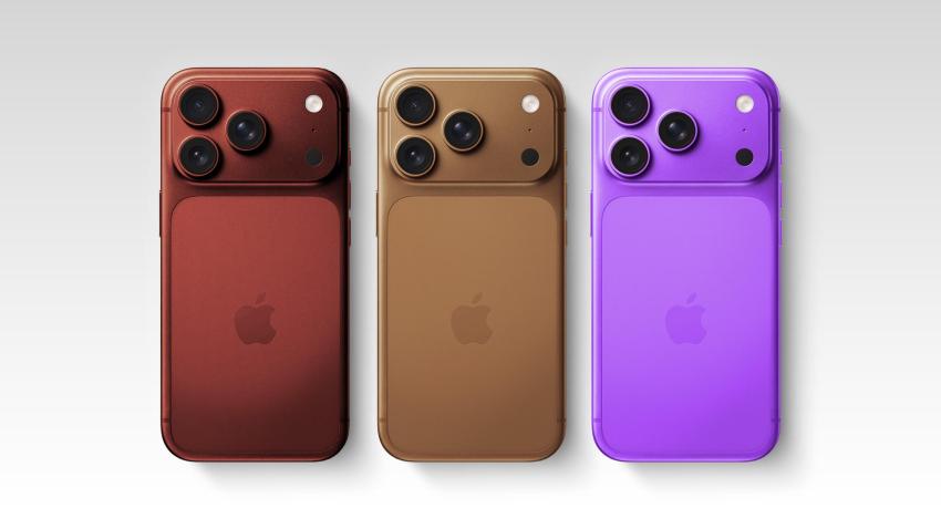 nouvelle palette de couleurs d'iphone 18 pro