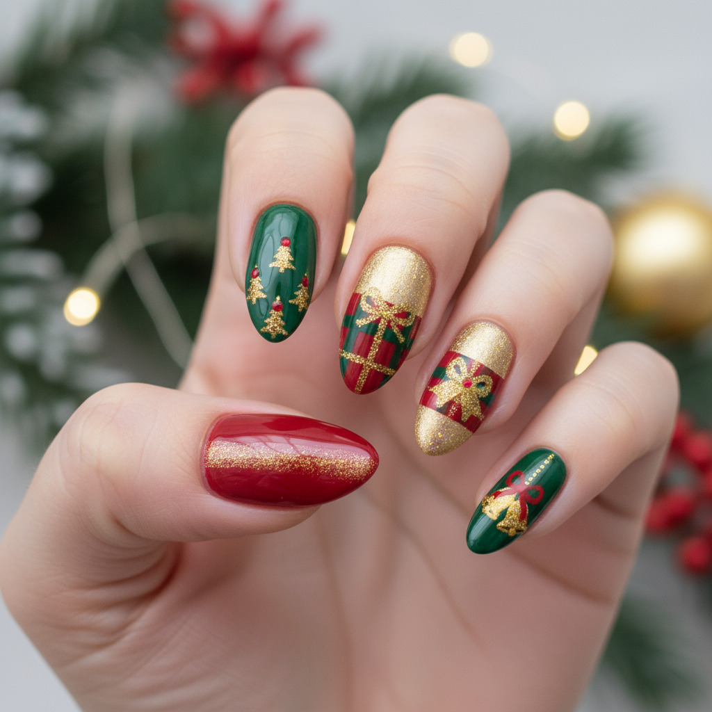 deco ongle noel
