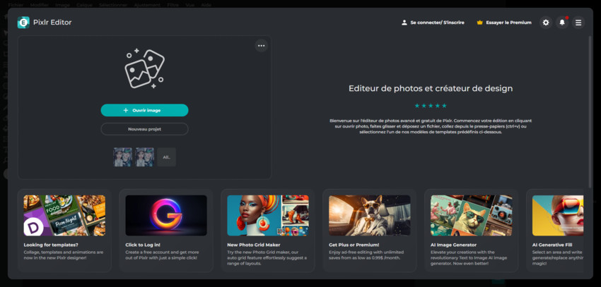 logiciel pour amélioration netteté d'une image
