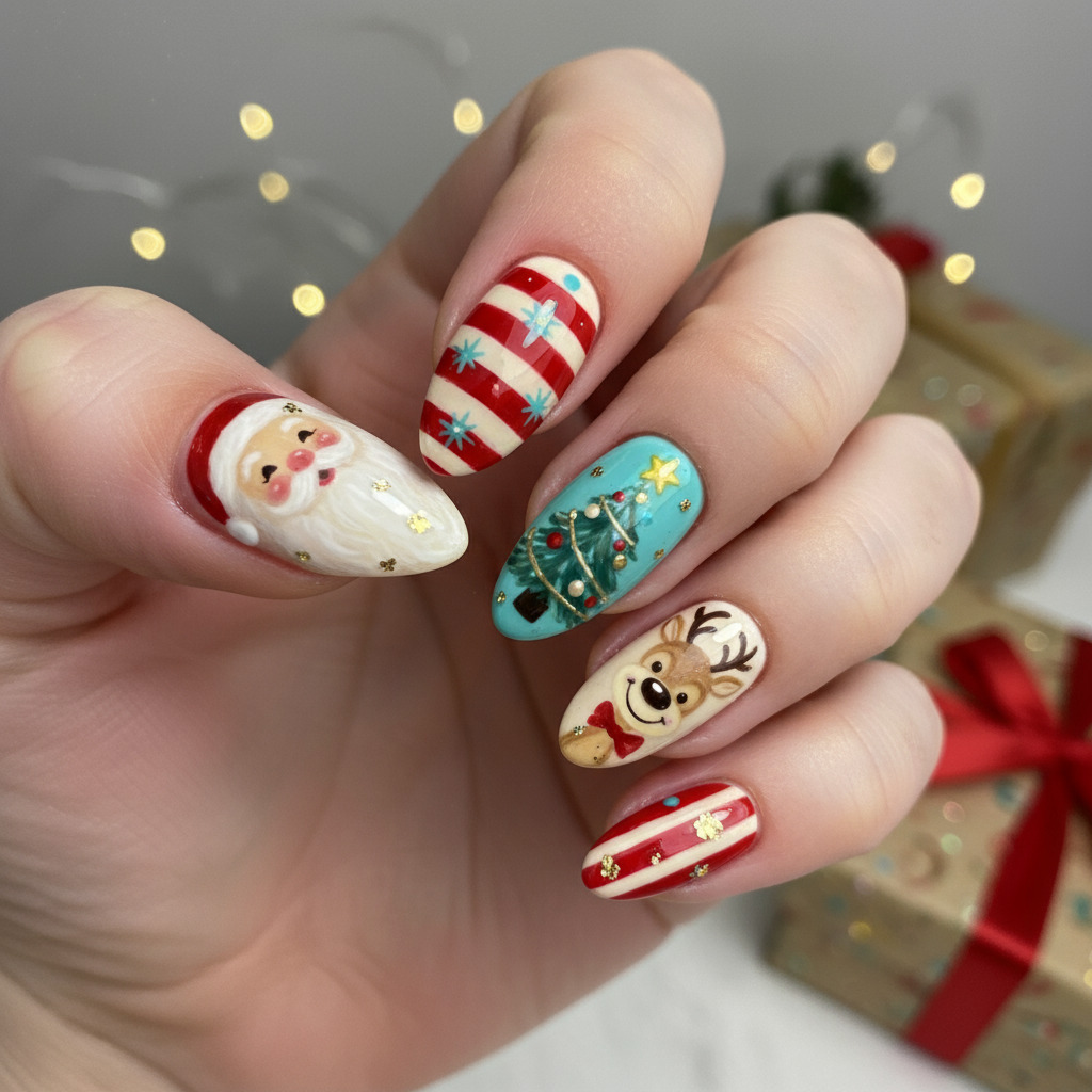 deco ongle noel