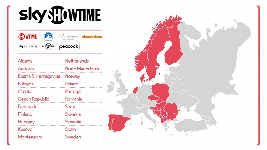 region disponible SkyShowtime