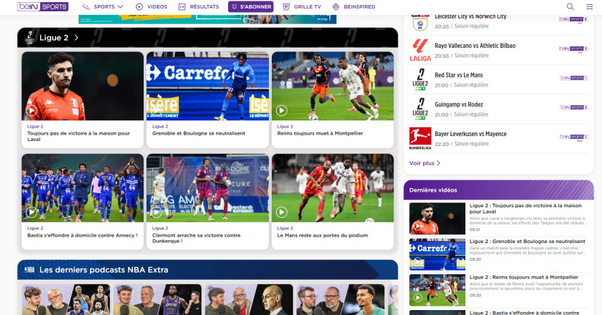 meilleur site pour regarder des match en direct gratuit