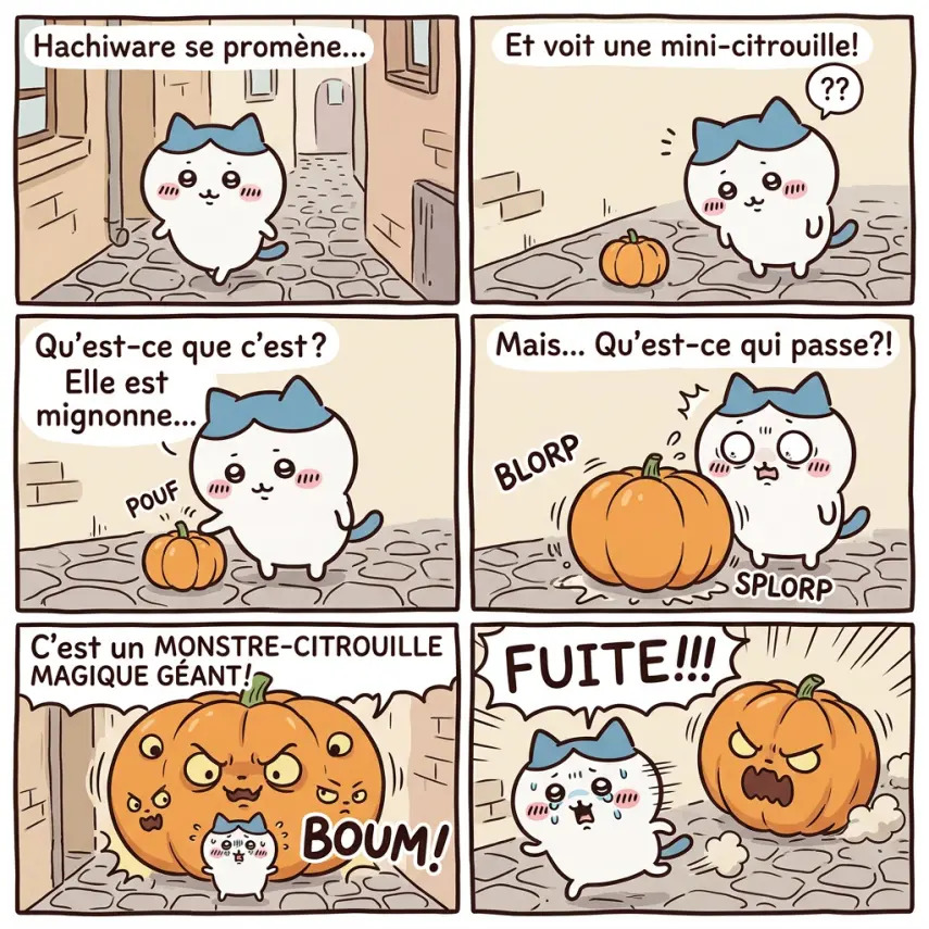 photo hachiware halloween