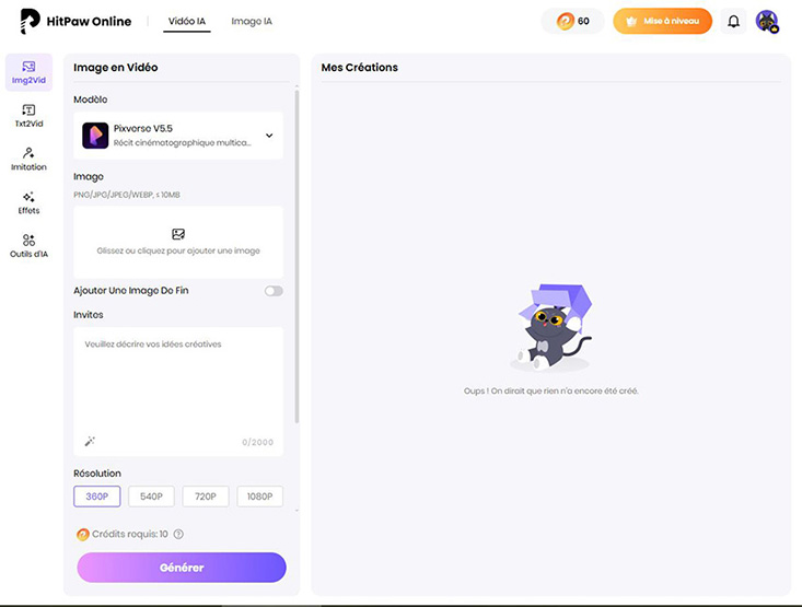 hitpaw online ai video generator
