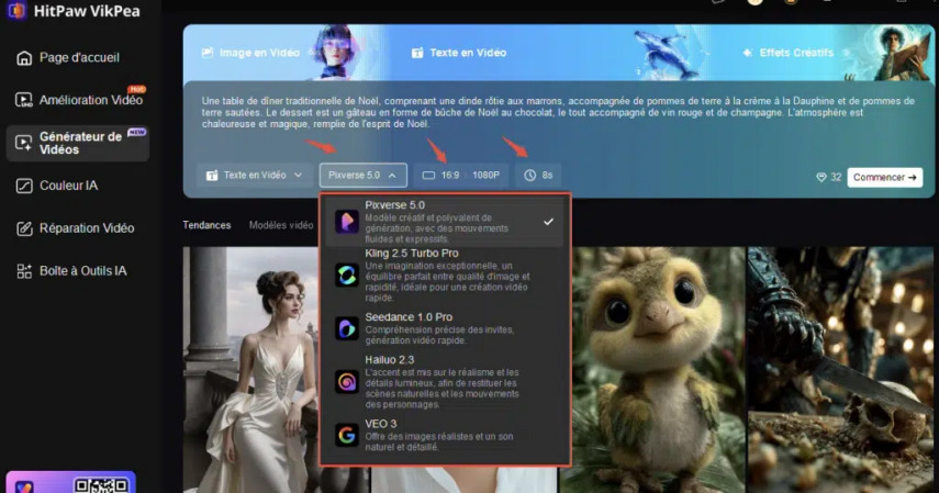 Choisir le Modèle IA 