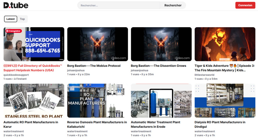 Dtube est une alternatives à youtube