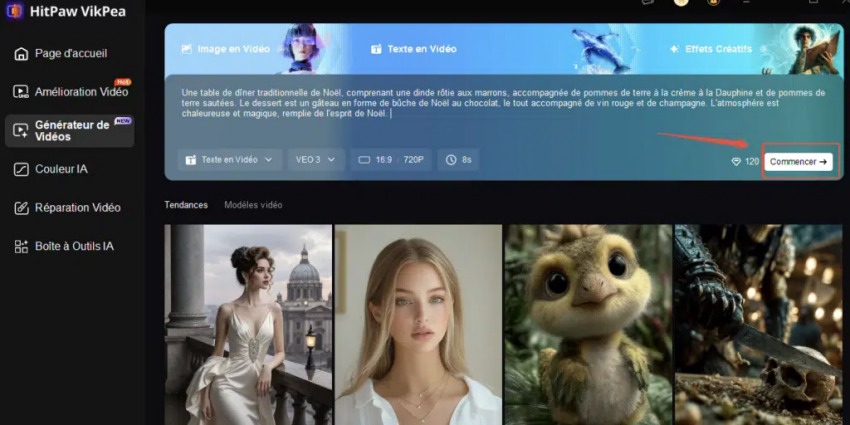 Générer Vidéo avec IA 