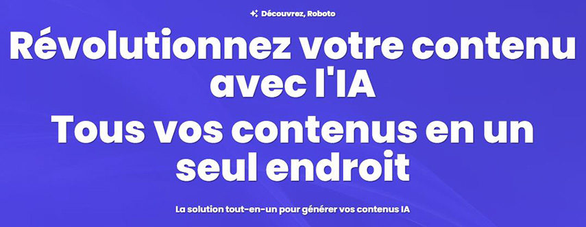 roboto site d intelligence artificielle