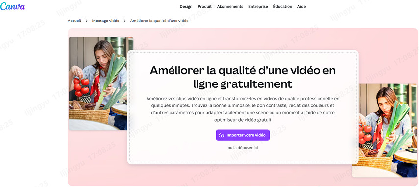 ameliorer la qualite d une video en ligne-canva online