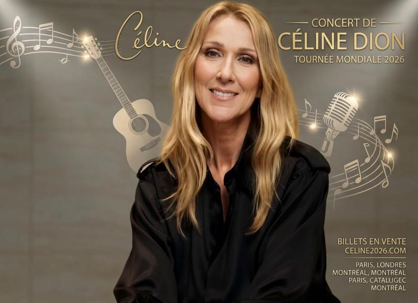 concert de céline dion 2026