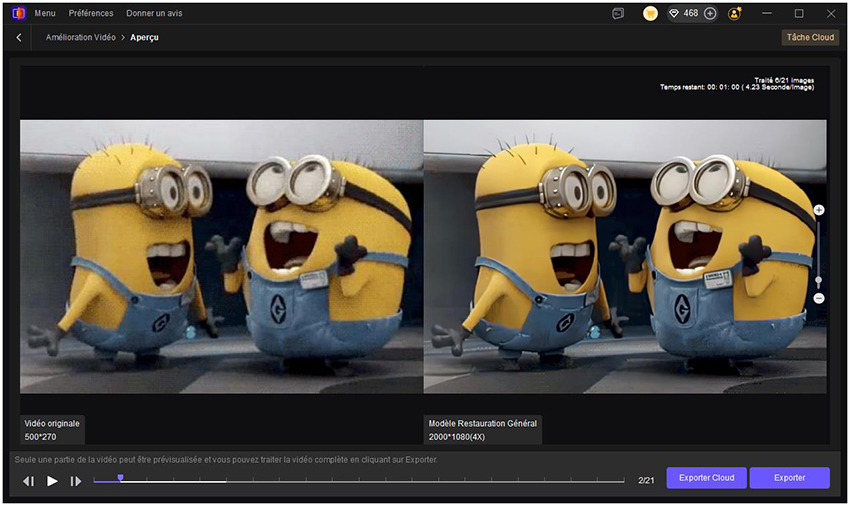 Exporter le GIF amélioré
