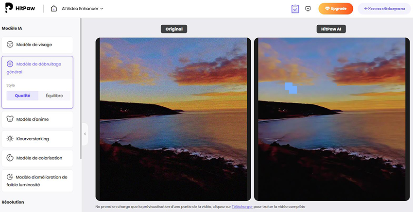 HitPaw Video Enhancer en ligne