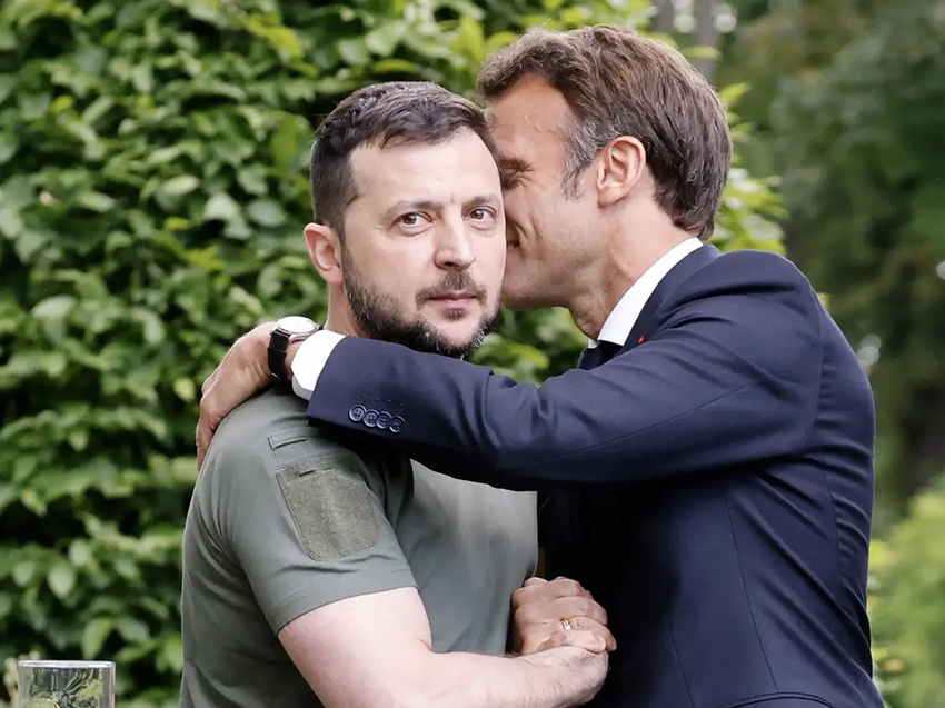 macron à kiev